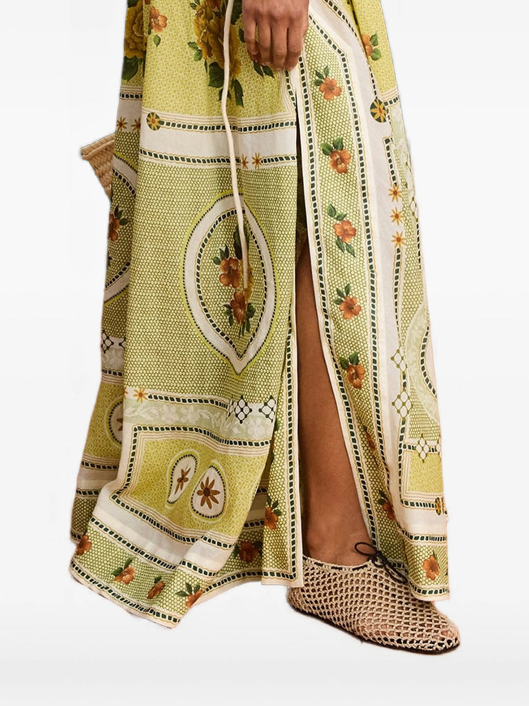 Dixie maxi shirt dress