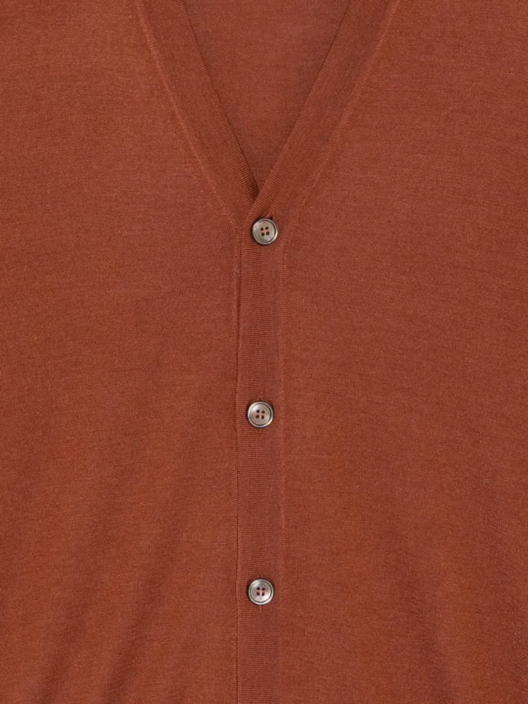 v-neck buttoned cardigan