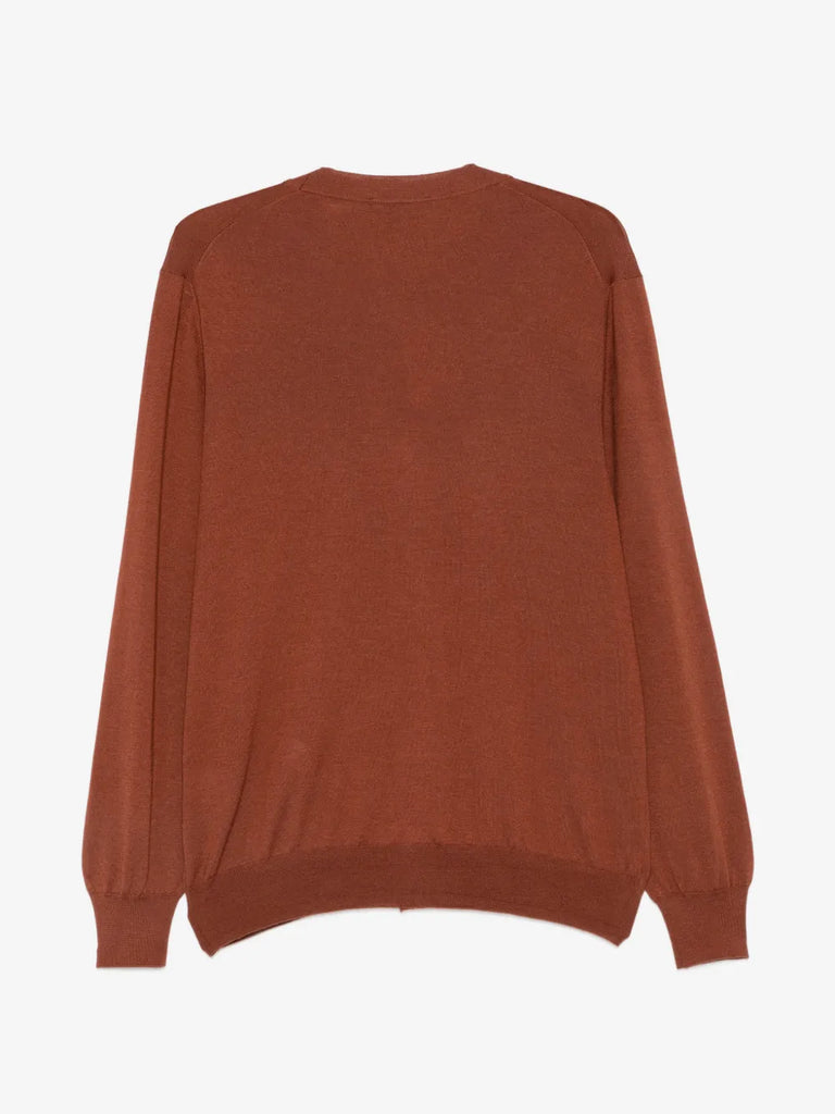 v-neck buttoned cardigan