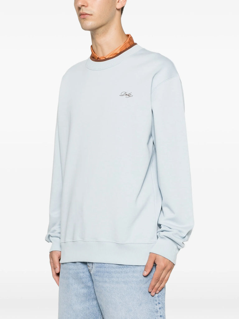 logo-embroidered sweatshirt