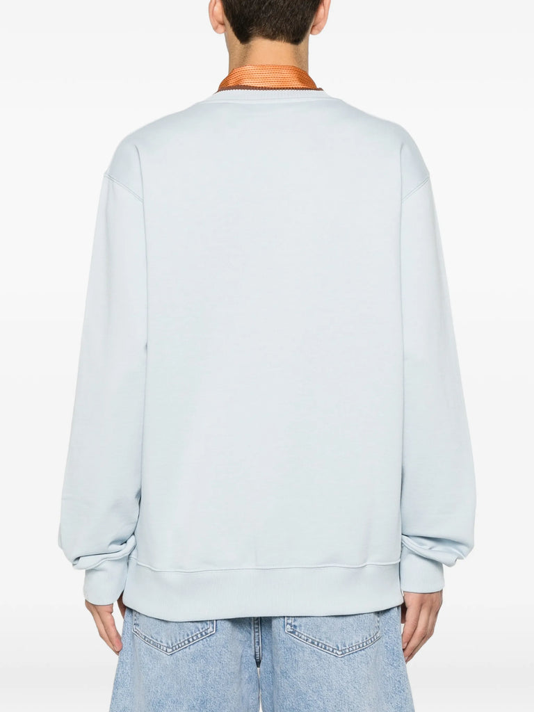 logo-embroidered sweatshirt
