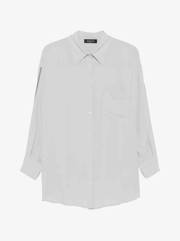 buttoned long-sleeved shirt