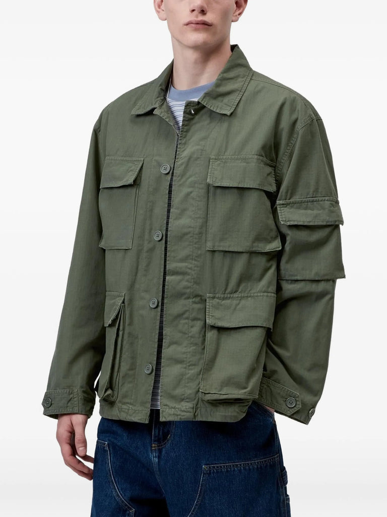 cargo-pocket utility jacket