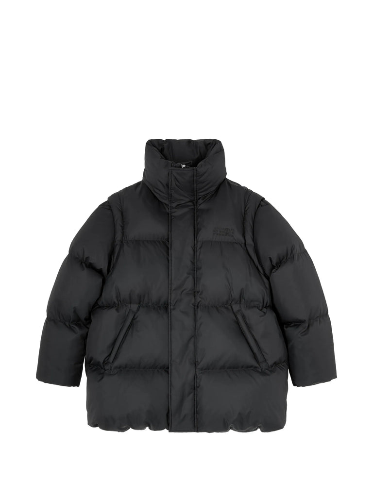 nylon puffer jacket