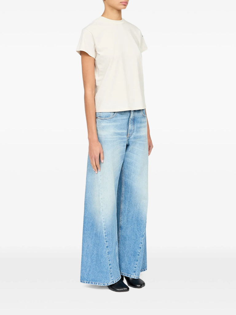 mannequin-print cotton jersey T-shirt