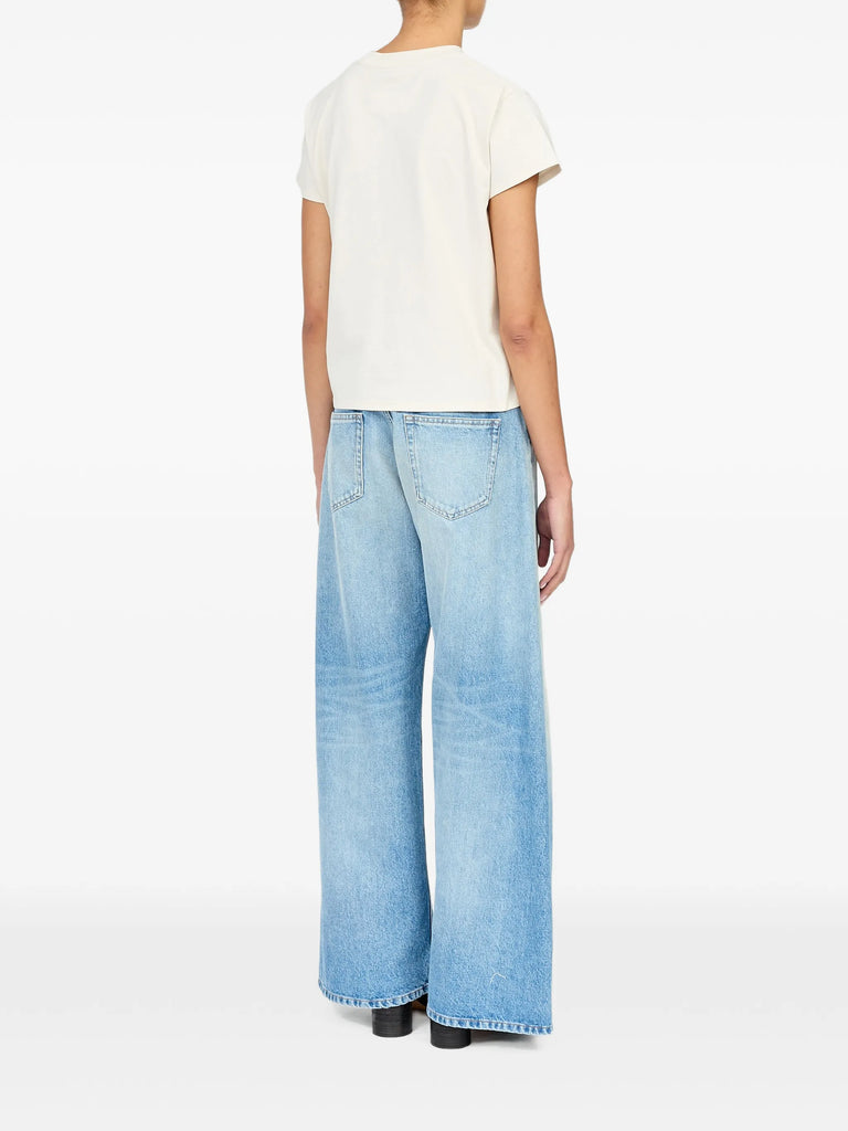 mannequin-print cotton jersey T-shirt