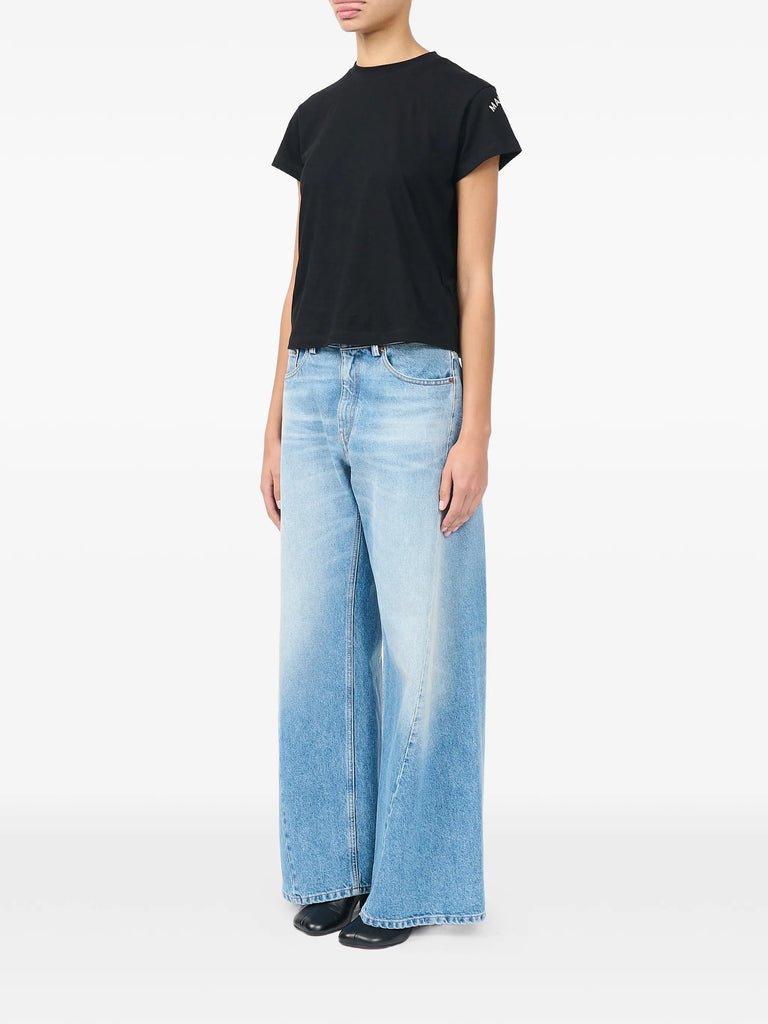 mannequin-print cotton jersey T-shirt
