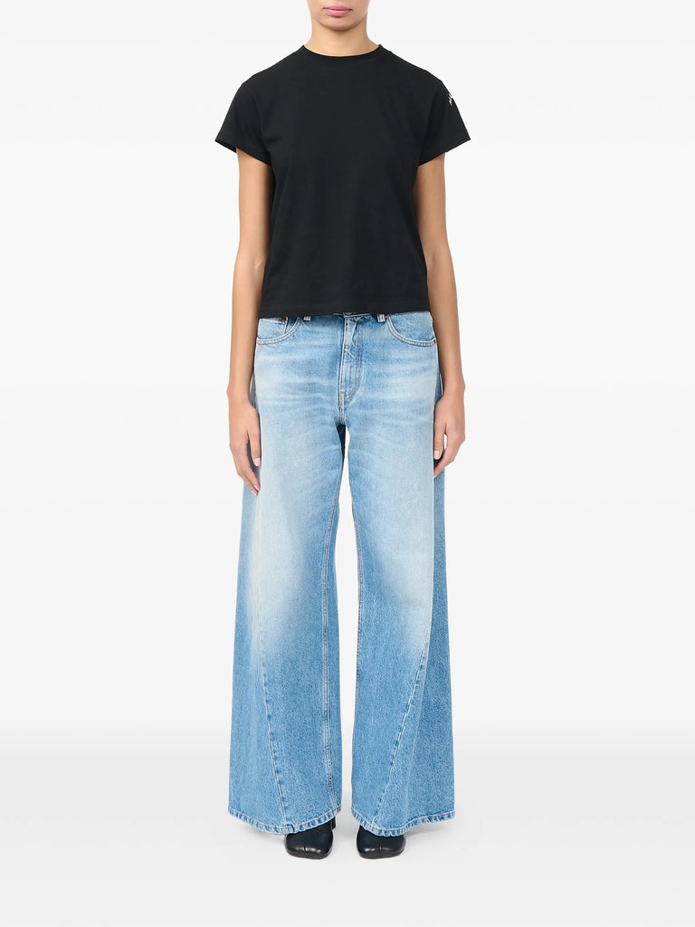 mannequin-print cotton jersey T-shirt