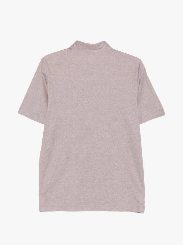 buttoned polo shirt