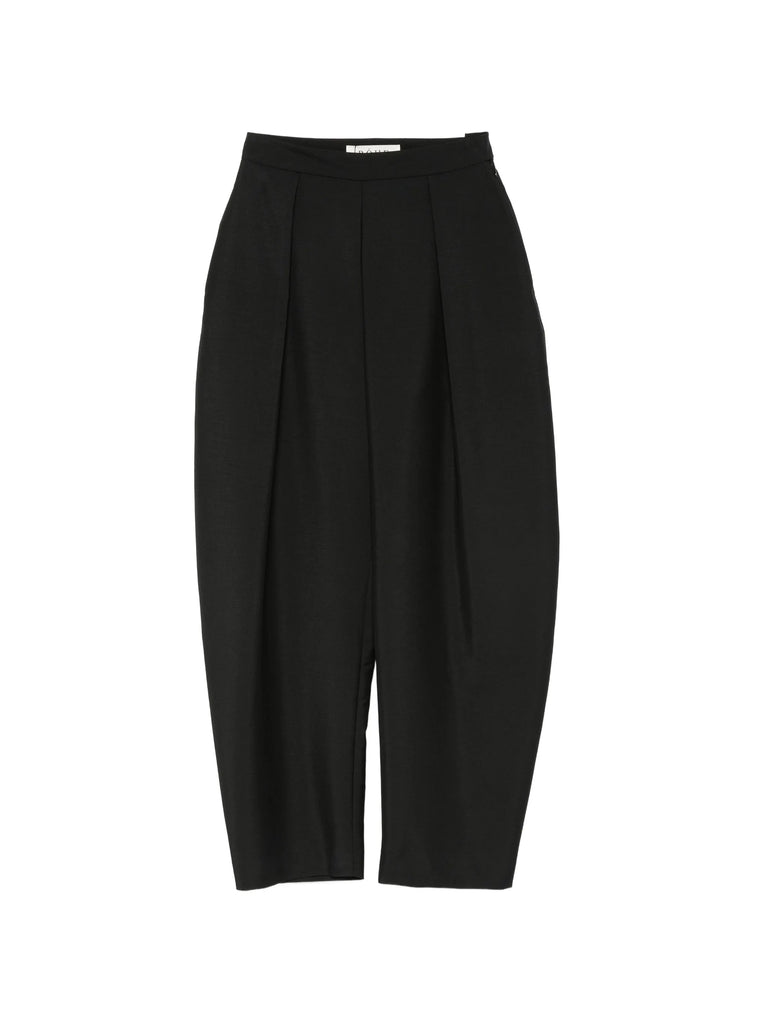 pleated wide-leg trousers