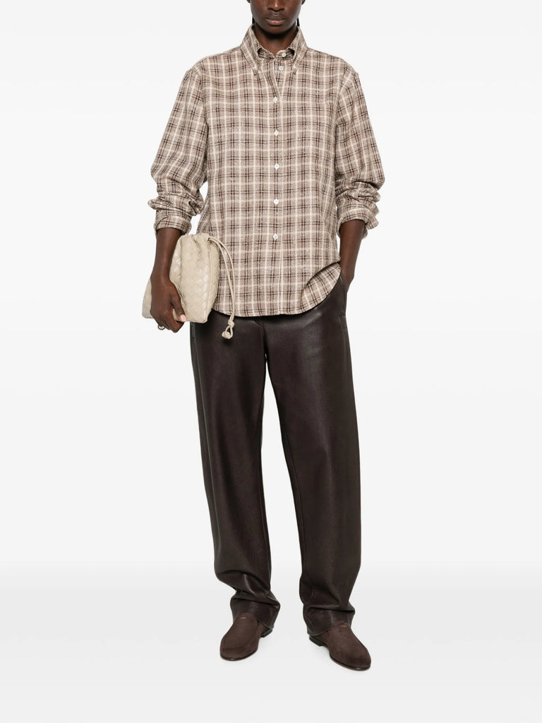 check-pattern shirt