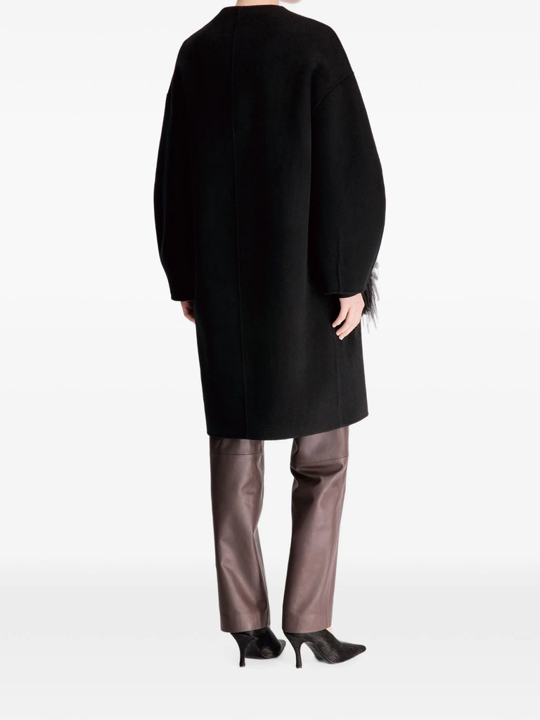 Cilia collarless coat