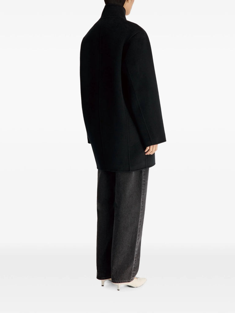 Olmo double-breasted stand-collar coat