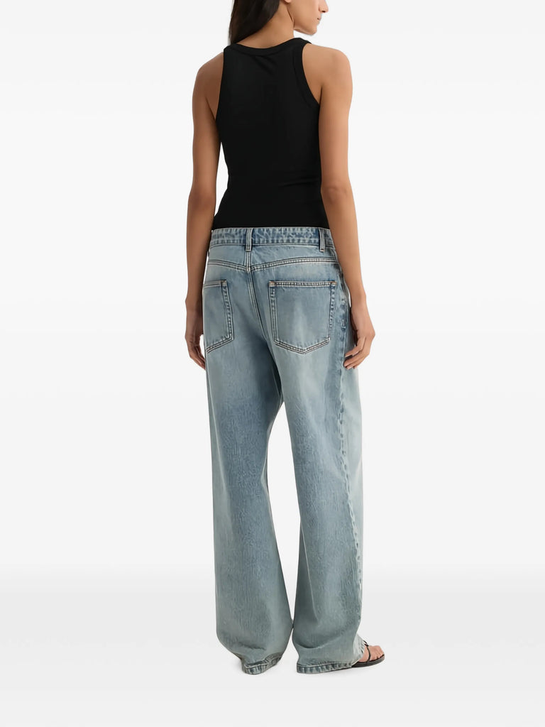 merino-wool scoop-neck tank top