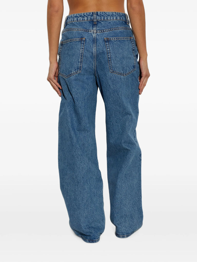 wide-leg jeans