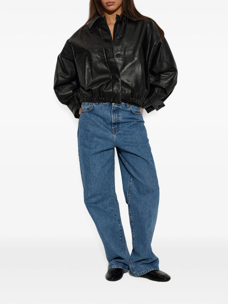 wide-leg jeans