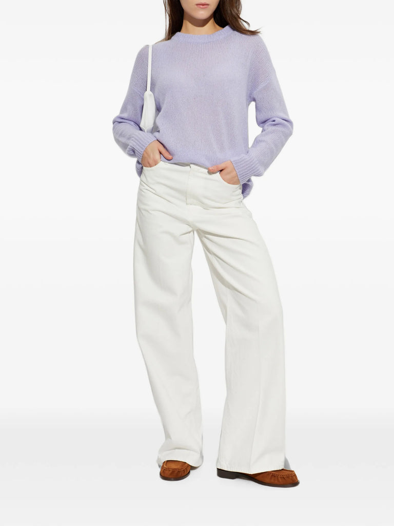 Lova ribbed-trim sweater