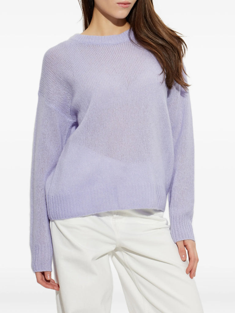 Lova ribbed-trim sweater