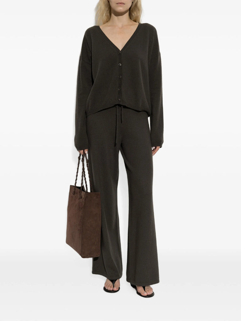 Sofi drawstring cashmere trousers