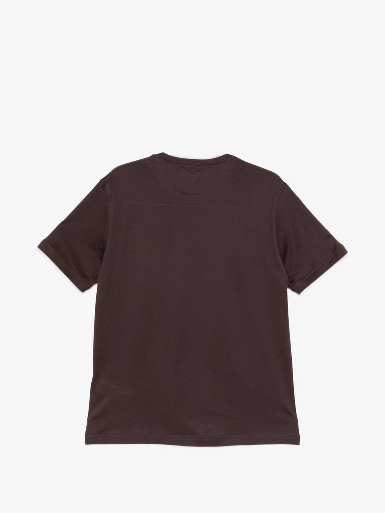 contrast-trim T-shirt