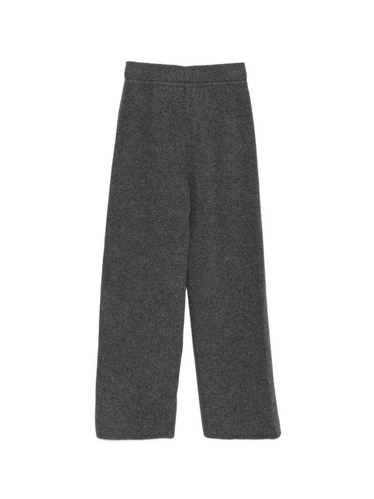 Compact knitted trousers