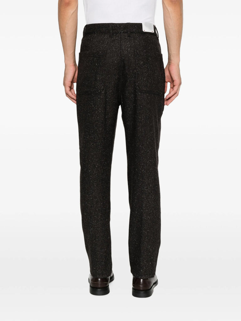 flecked trousers