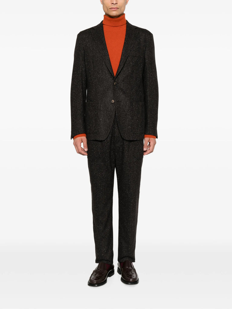 flecked trousers