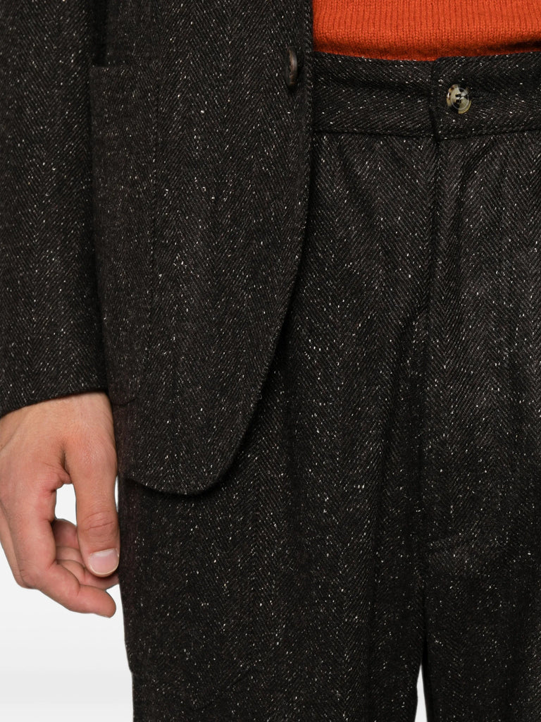 flecked trousers