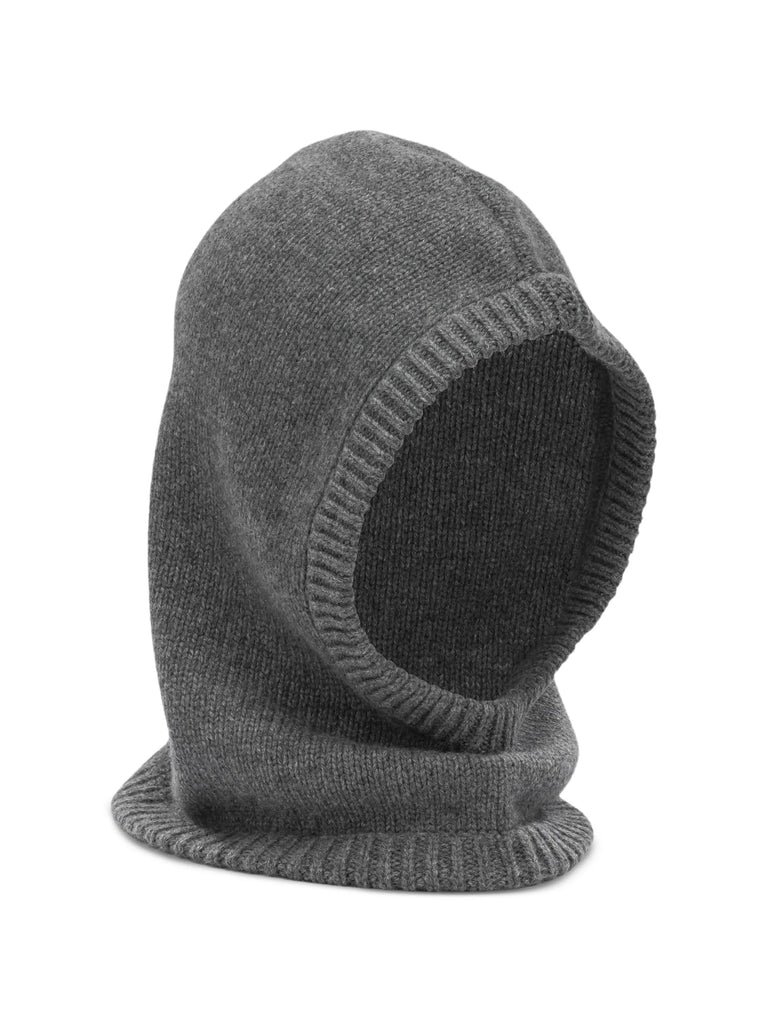 ribbed-trim balaclava