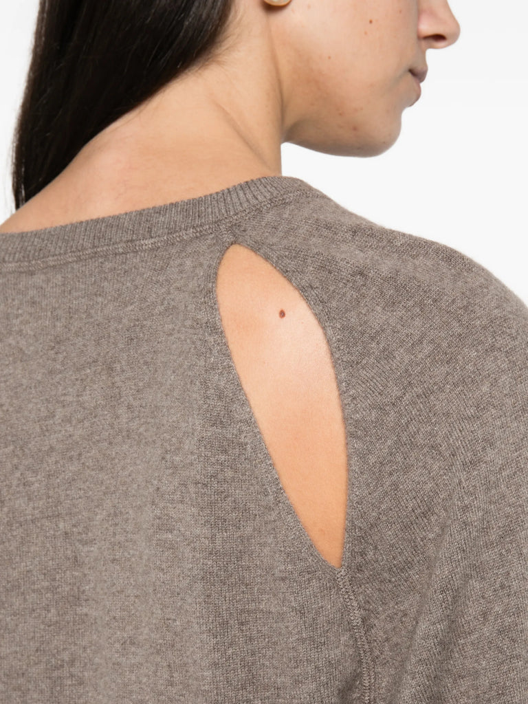 Cambrie cut-out raglan-sleeve sweater
