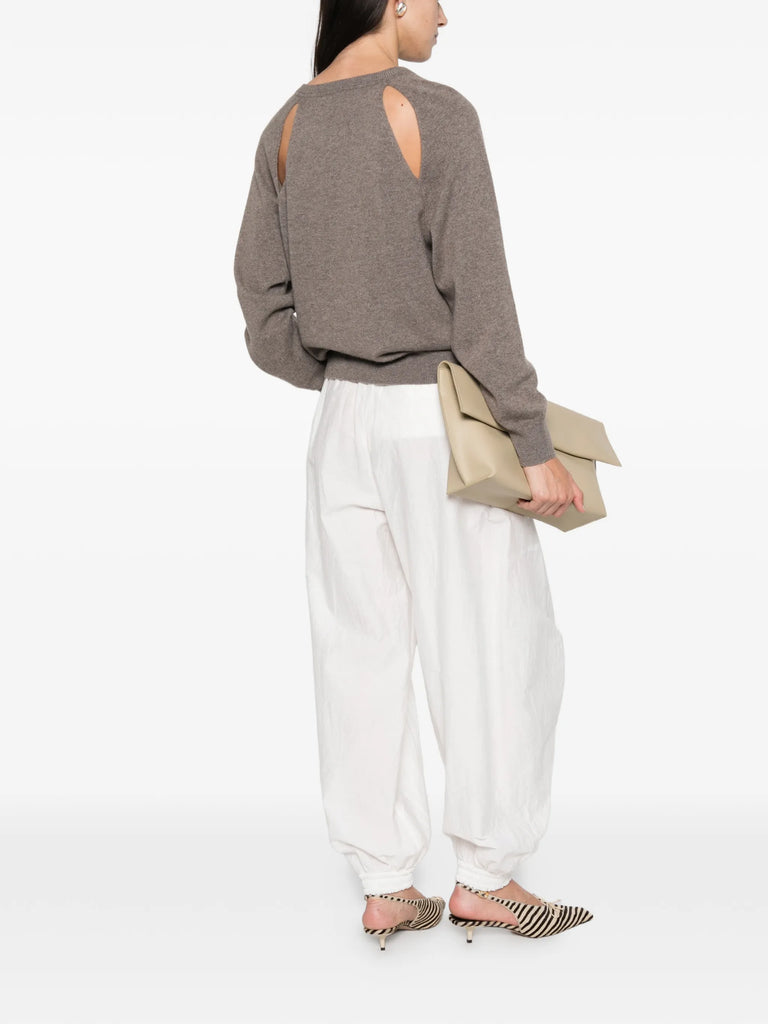 Cambrie cut-out raglan-sleeve sweater