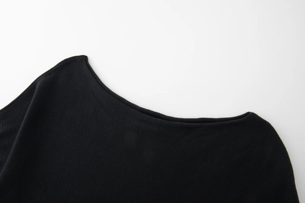 Eos skewed knit top