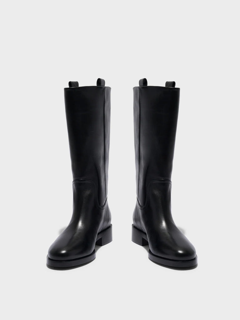THEO knee-high calfskin boots
