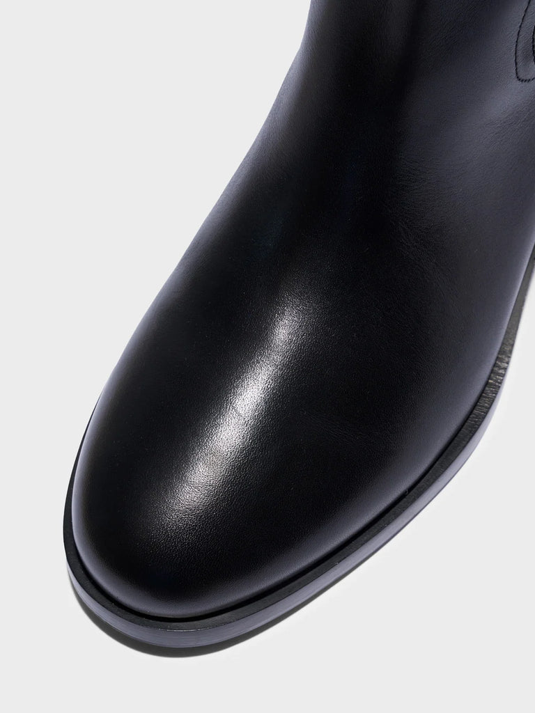 THEO knee-high calfskin boots