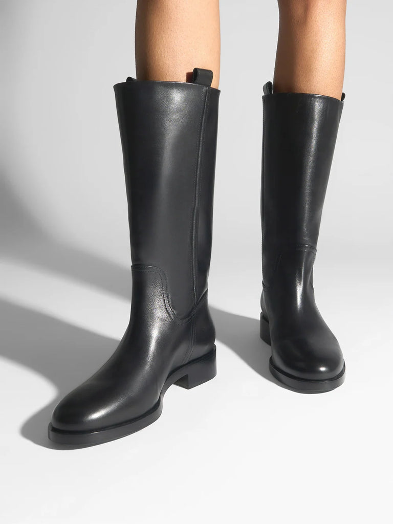 THEO knee-high calfskin boots