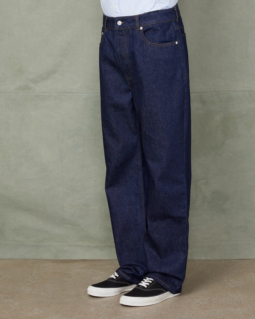 straight-leg jeans