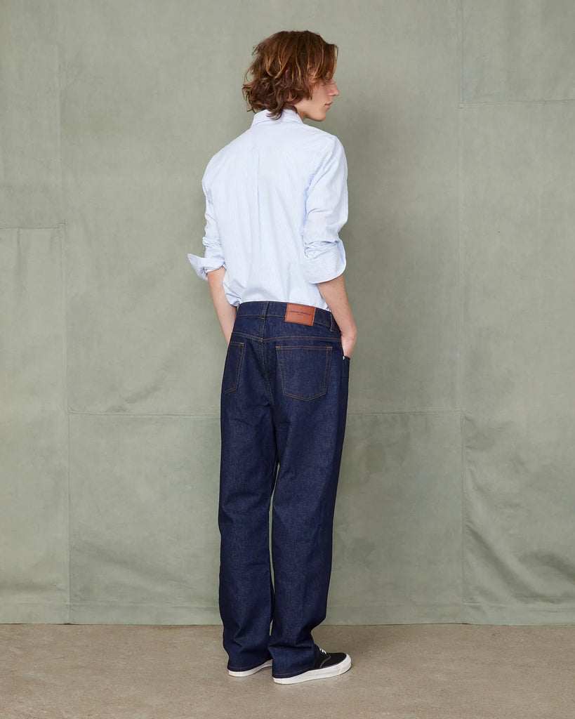 straight-leg jeans