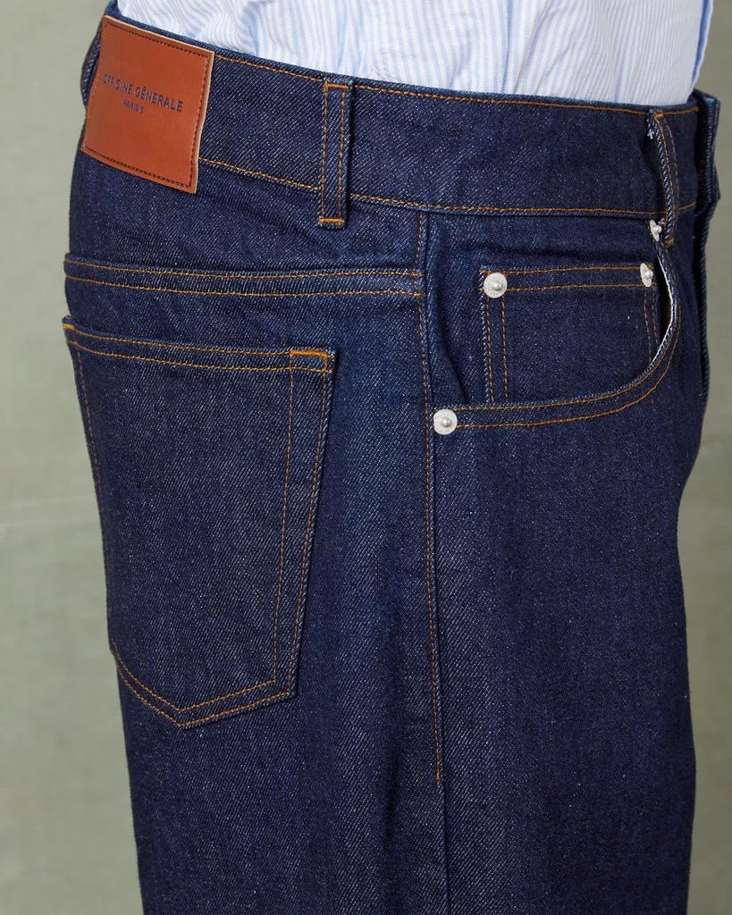 straight-leg jeans