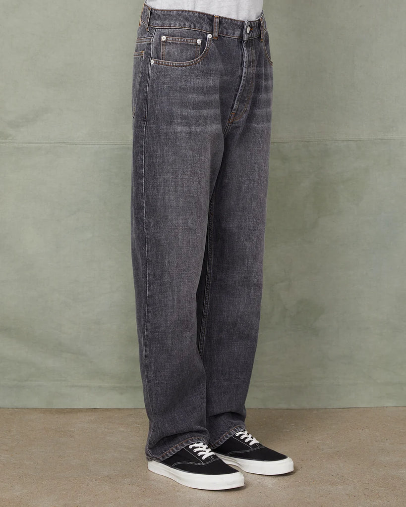 straight-leg jeans