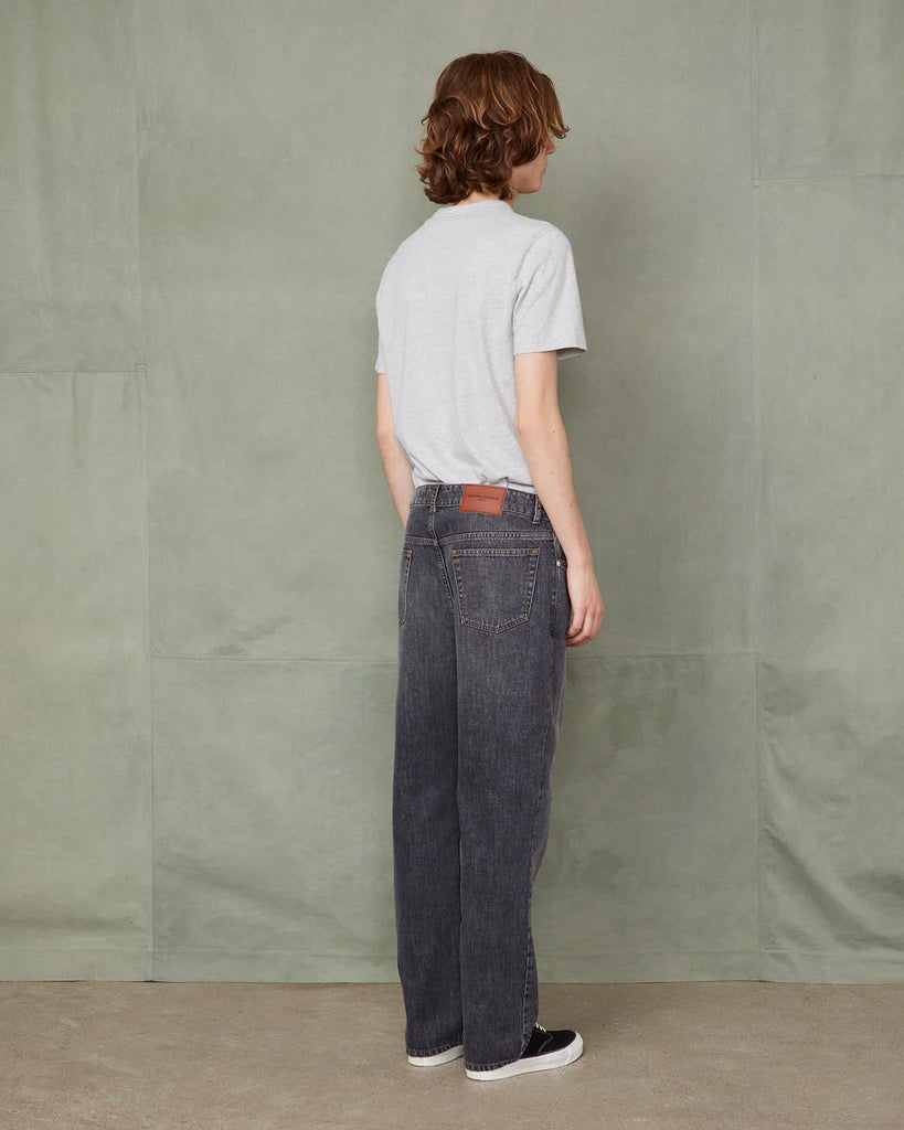 straight-leg jeans