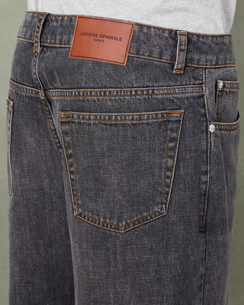 straight-leg jeans