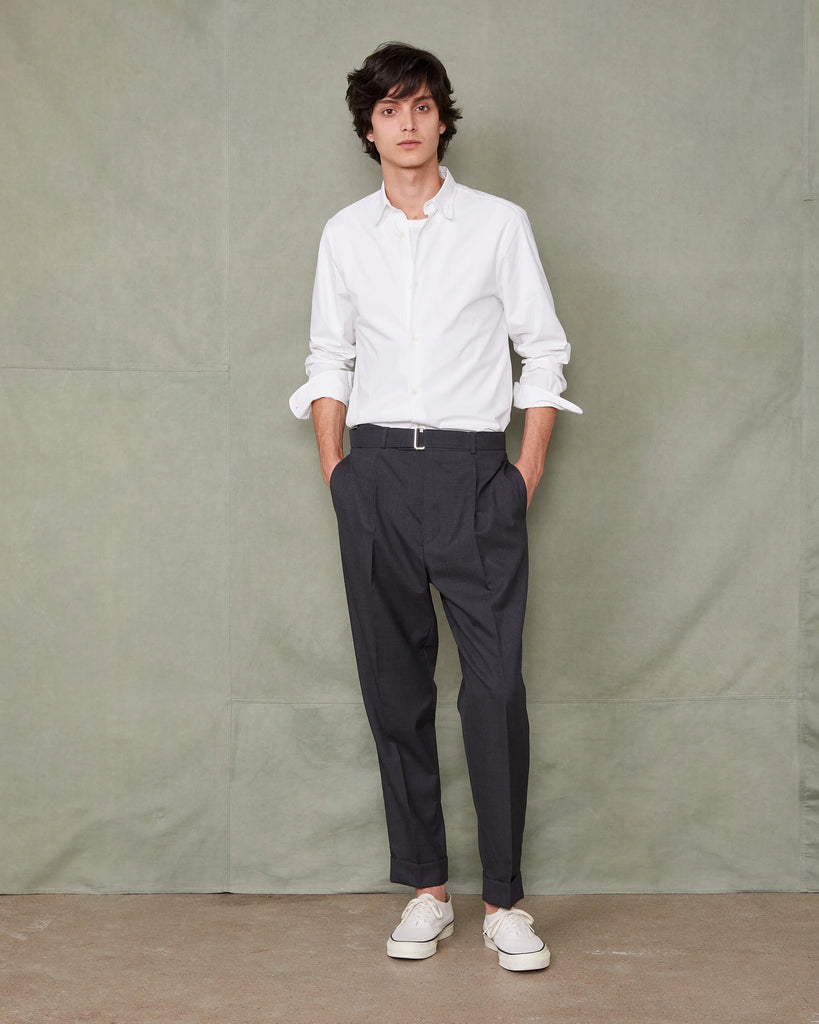 Hugo pleated cuffed trousers