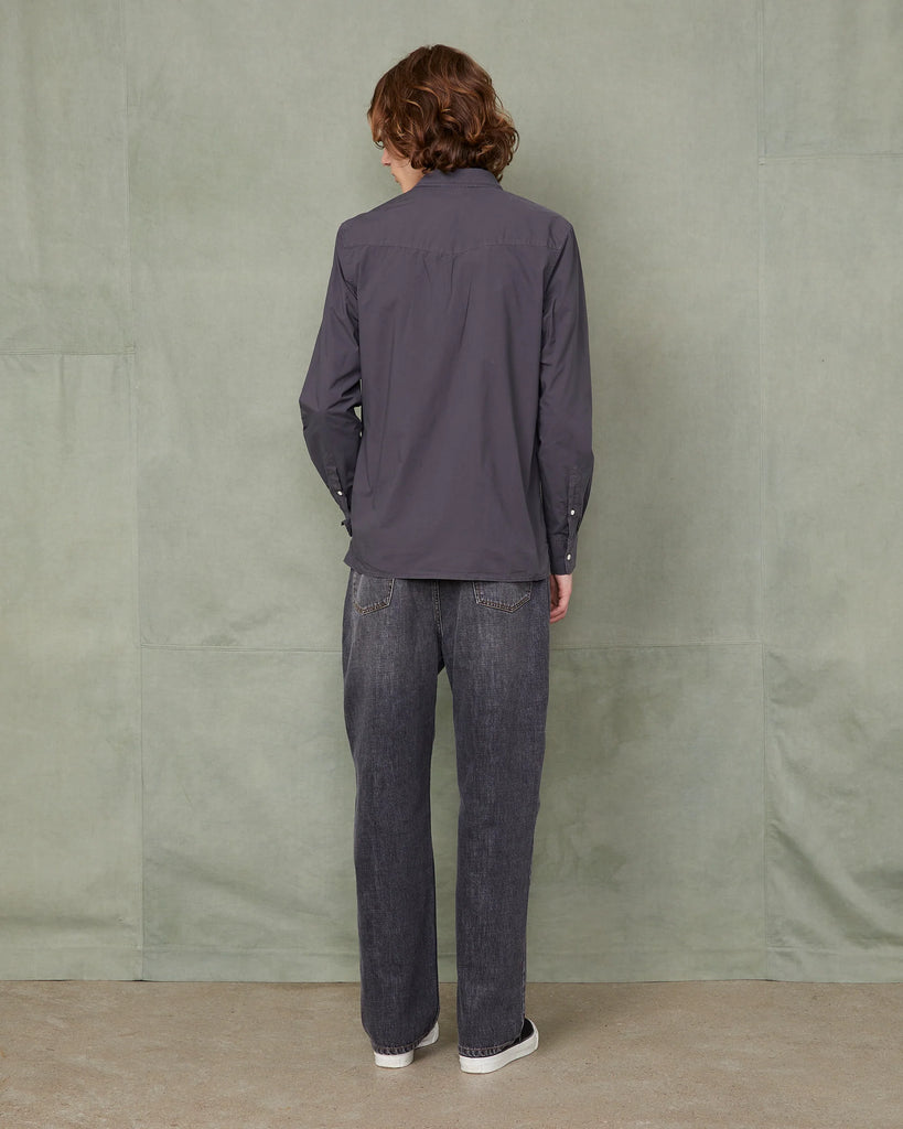 Soft Collar Poplin Shirt