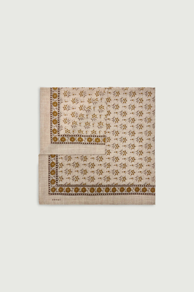 floral-pattern scarf