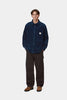 Loyde corduroy logo-patch shirt