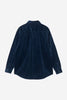 Loyde corduroy logo-patch shirt