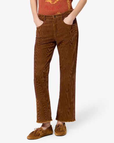 RUTHIE corduroy flared trousers