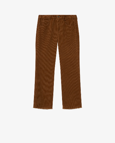 RUTHIE corduroy flared trousers