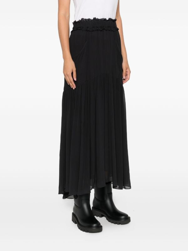 MARANT ÉTOILE - ruffled maxi skirt