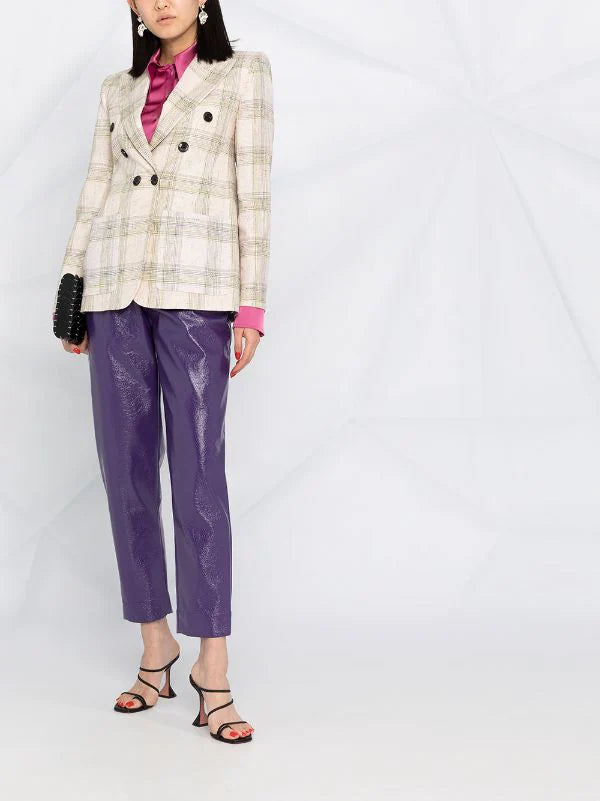 Lenora Zweireiherjacke mit Karomuster 